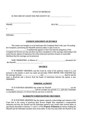 STATE of MICHIGAN SIXTH JUDICIAL CIRCUIT OAKLAND COUNTY Form - Fill Out and Sign Printable PDF ...