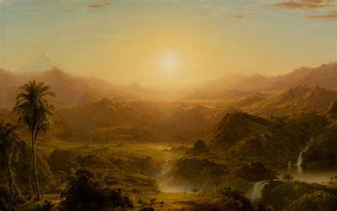 The Andes of Ecuador ARTIST / MAKER: Frederic Edwin Church, 1826 - 1900 COLLECTION: American Art ...