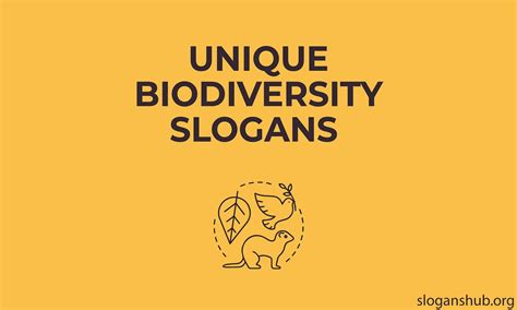 Unique Biodiversity Slogans - Jacob Murphy - Medium