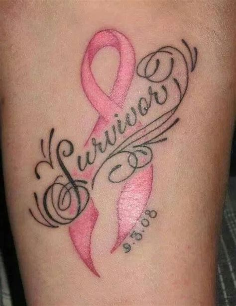 These Six Tattoos Are So Awesome! What A Great Way To Show Your Support. | Cancer ribbon tattoos ...