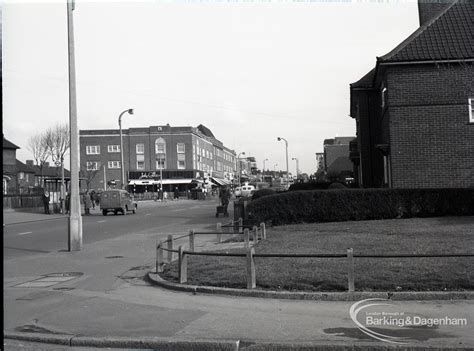 Dagenham highways showing Dagenham Heathway at junction with Broad ...