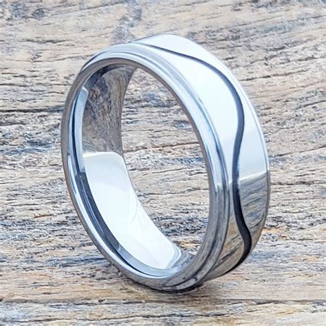 Inlay Rings that can be tailored to your inlay preference - Forever Metals