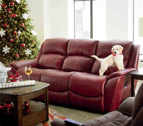 Lazy Boy Leather Reclining Sofa And Loveseat