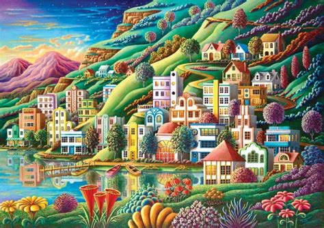 Andy Russell Puzzles Stunning Dream-like Landscape Jigsaw Puzzles in 2020 | Puzzle art, Jigsaw ...