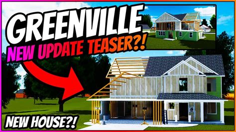 NEW UPDATE TEASER?! - NEW HOUSE!! - Greenville Wisconsin Roblox - YouTube