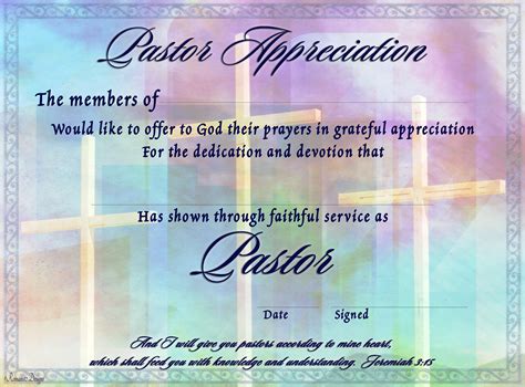 Pastor Appreciation Certificate Template Free Martin Printable Calendars | The Best Porn Website