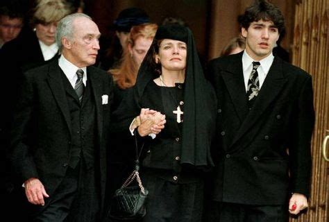 Michel Trudeau funeral. Pierre Trudeau, Son Sacha. Former Wife Margaret ...