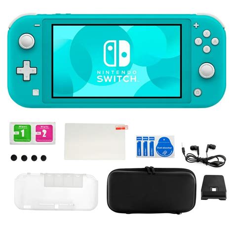 Nintendo Switch Lite in Turquoise with Accessory Kit - Walmart.com ...