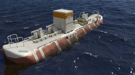 Bathyscaphe Trieste - DD3D Studio