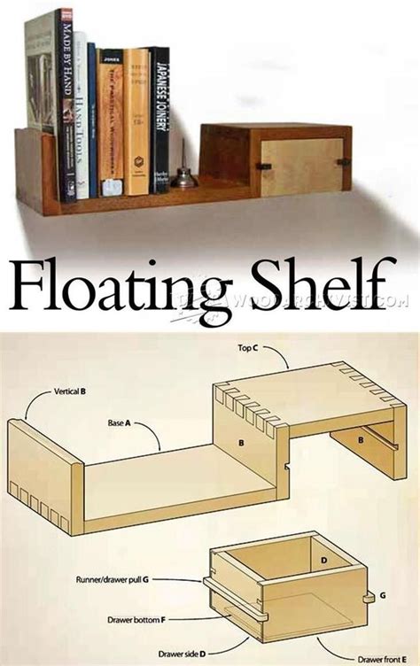 Floating Shelf Plans - Woodworking Plans and Projects | WoodArchivist.com | Woodworking plans ...