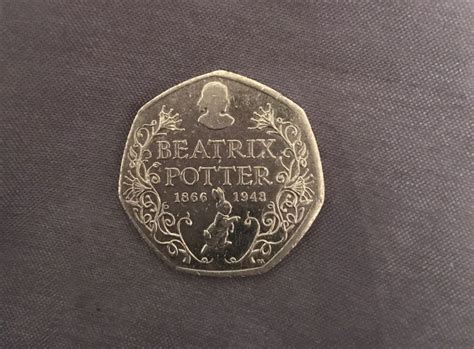 Rare Beatrix Potter 50p Coin. | eBay | Beatrix potter, Coins, 50p coin