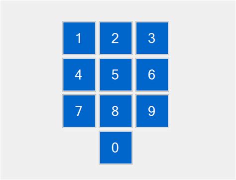 On-screen numeric pad used during the experiment. | Download Scientific ...