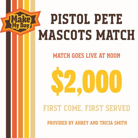 Pistol Pete Mascots - Wyoming Athletics · GiveCampus