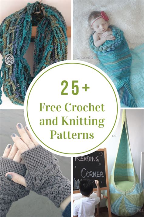 Free Crochet and Knitting Patterns - The Idea Room