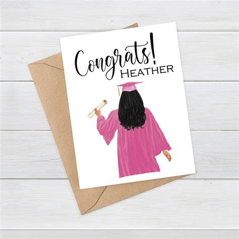 PERSONALIZED GRADUATION Card Custom Graduation Card - Etsy