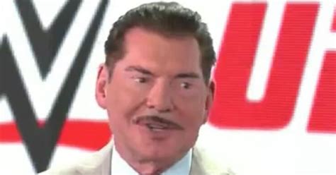 Vince McMahon has new look featuring jet-black hair and mustache ...