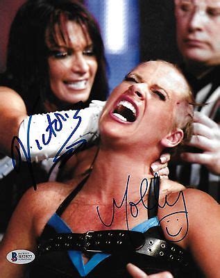 Molly Holly & Victoria Signed 8x10 Photo BAS Beckett COA WWE ...