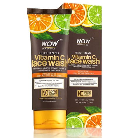 WOW Skin Science Vitamin C Brightening Face Wash – 100 mL - Walmart.com - Walmart.com