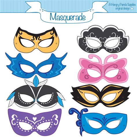 Masquerade Printable Masks, Masquerade Mask, Printable Masquerade Mask ...