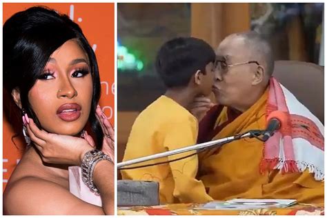 Cardi B labels Dalai Lama 'a predator' after creepy tongue-suck request | Marca