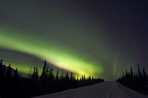 Northern Lights Brighten a Dark Alaskan Winter in Denali National Park