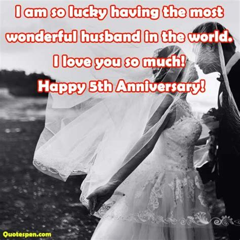 5th Anniversary Quotes - Best 5-Year Wedding Anniversary Wishes ...