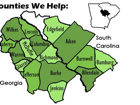 Aiken County Map