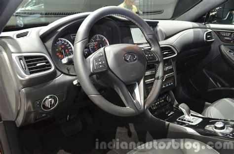 Infiniti Q30 interior at IAA 2015