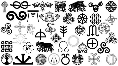 Celtic Symbols And Meanings Chart
