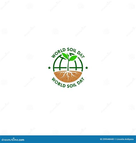 World Soil Day Logo, Label Vector Graphics Stock Vector - Illustration ...