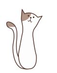 Cute Cartoon Of A Cat Illustration Free Stock Photo - Public Domain Pictures