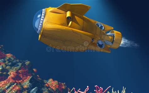 Deep Sea Submarine Royalty Free Stock Photos - Image: 19306758