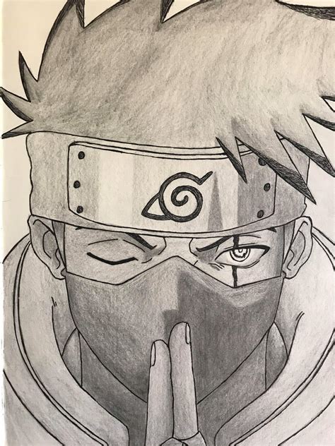 Kakashi Mangekyou Drawing