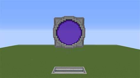 A nether portal I made : r/Minecraft