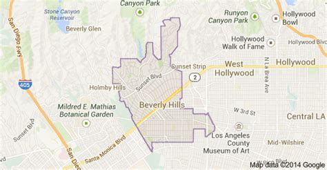 Beverly Hills Map - MSM Luxury Estates