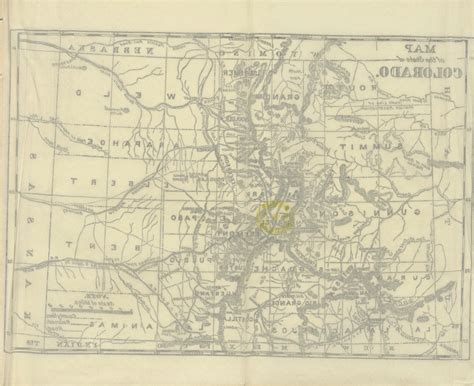 Colorado Gold Mines Map