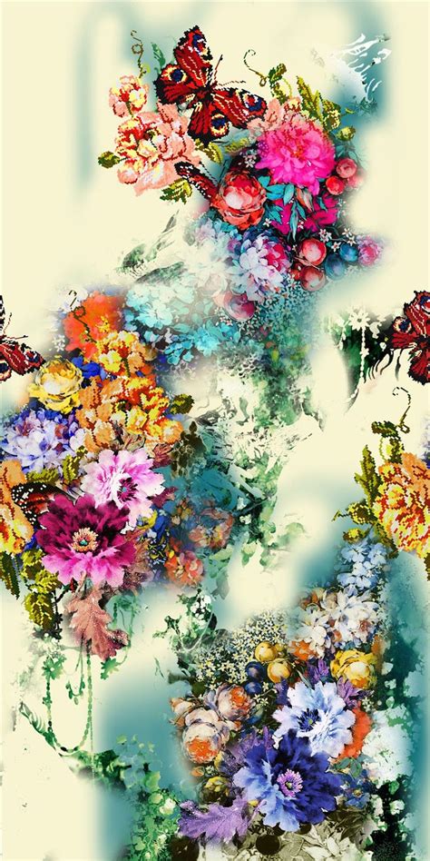 Blisse Design Studio: PAINTING_Flower Design_Digital Print_1