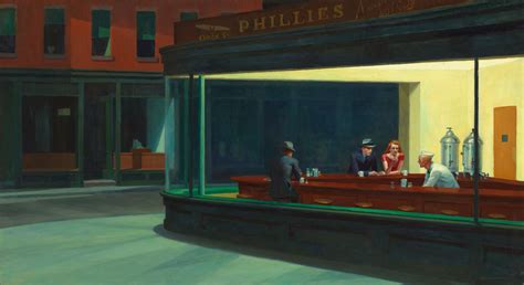 2560x1080 resolution | brown wooden framed glass display cabinet, artwork, painting, Nighthawks ...