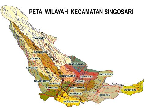 Arsip Singosari - oleh Kelompok Informasi Masyarakat ( KIM ): Peta Singosari