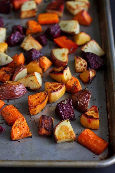 Roasted Rosemary Root Vegetables