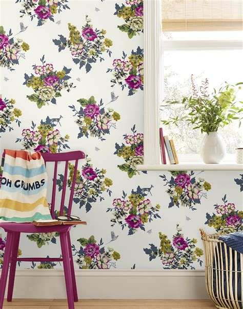 Joules Joules Floral Wallpaper - The Home of Interiors