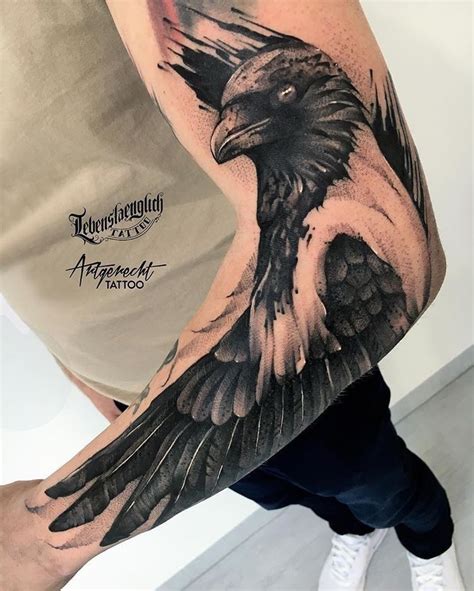 raven tattoo ideas forearm - Tamatha Charles