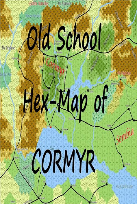 Old School Hex Map of Cormyr - Dungeon Masters Guild | Dungeon Masters ...