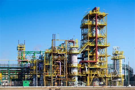 Petrochemical or Chemical Plant Structure and Design Stock Image - Image of industry, company ...