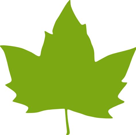 Green Maple Leaf Clip Art - ClipArt Best