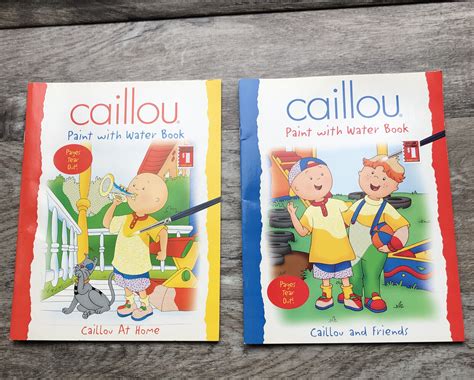 Caillou Paint With Water Books NEW Lot Of 2 Caillou At Home/Caillou And Friends | eBay