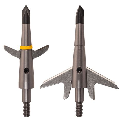 Swhacker #219 Crossbow Broadheads, 2-Blade 100 Grain 1.75" Cut, (Pack ...