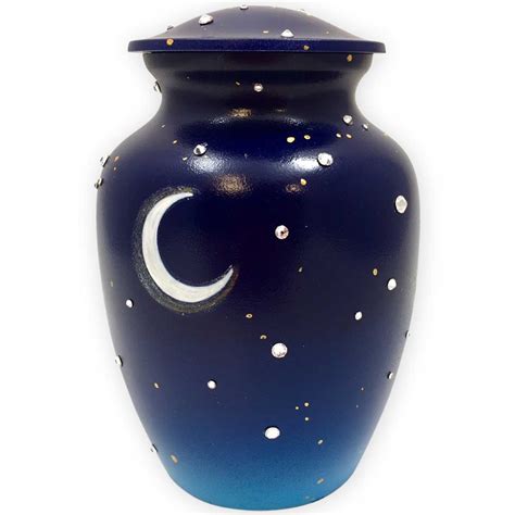 Starry Night Metal Urn