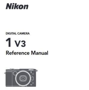 Nikon 1 V3 Manual - User Guide PDF