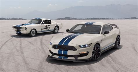 Shelby GT350/R Heritage Edition In Historic Blue On White Livery